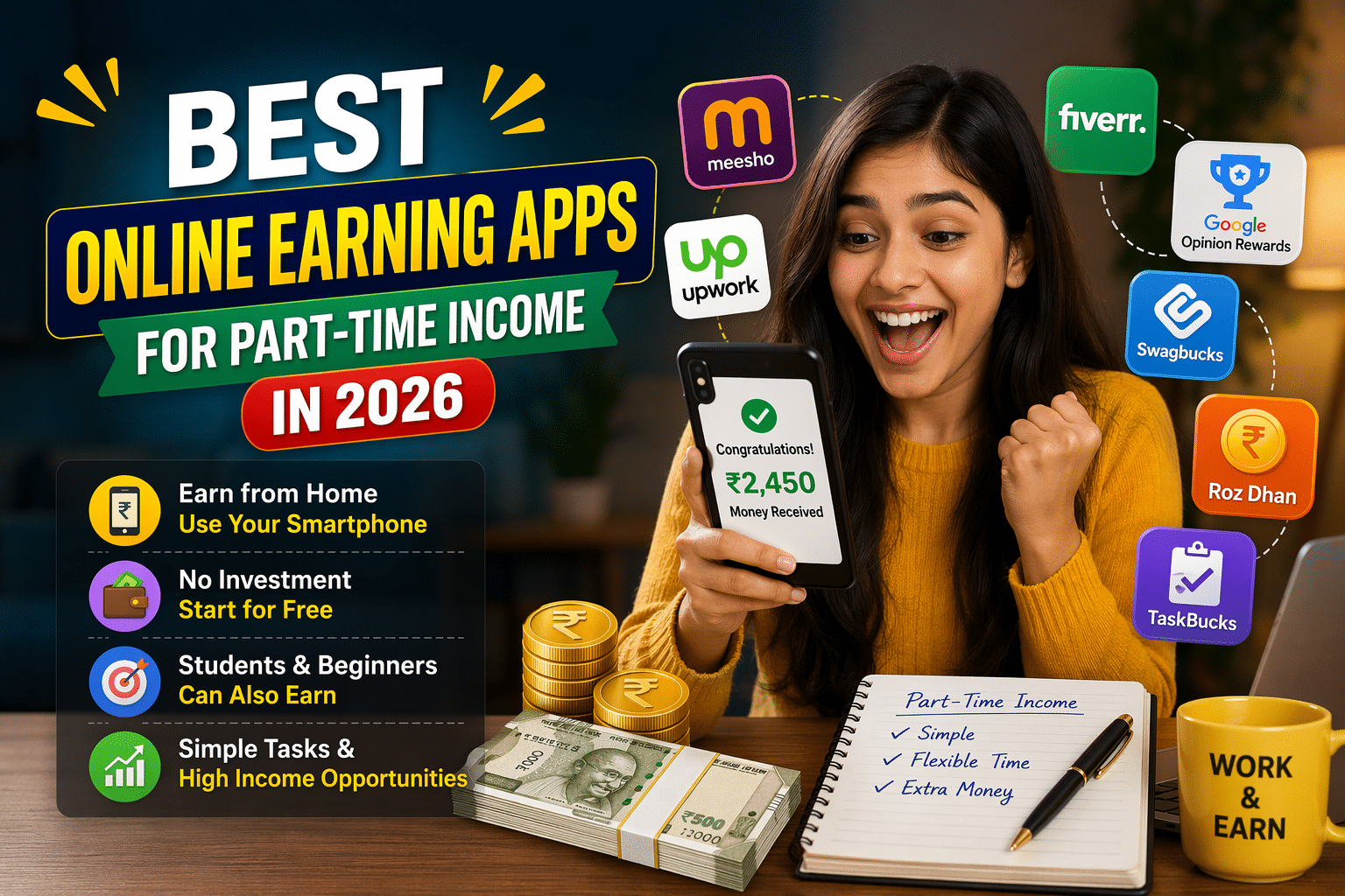 Best Online Earning Apps for Part-Time