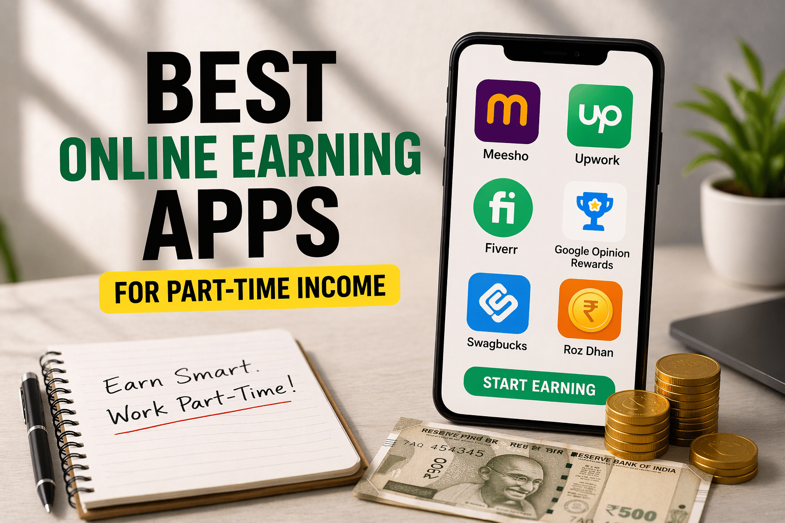 Best Online Earning Apps for Part-Time
