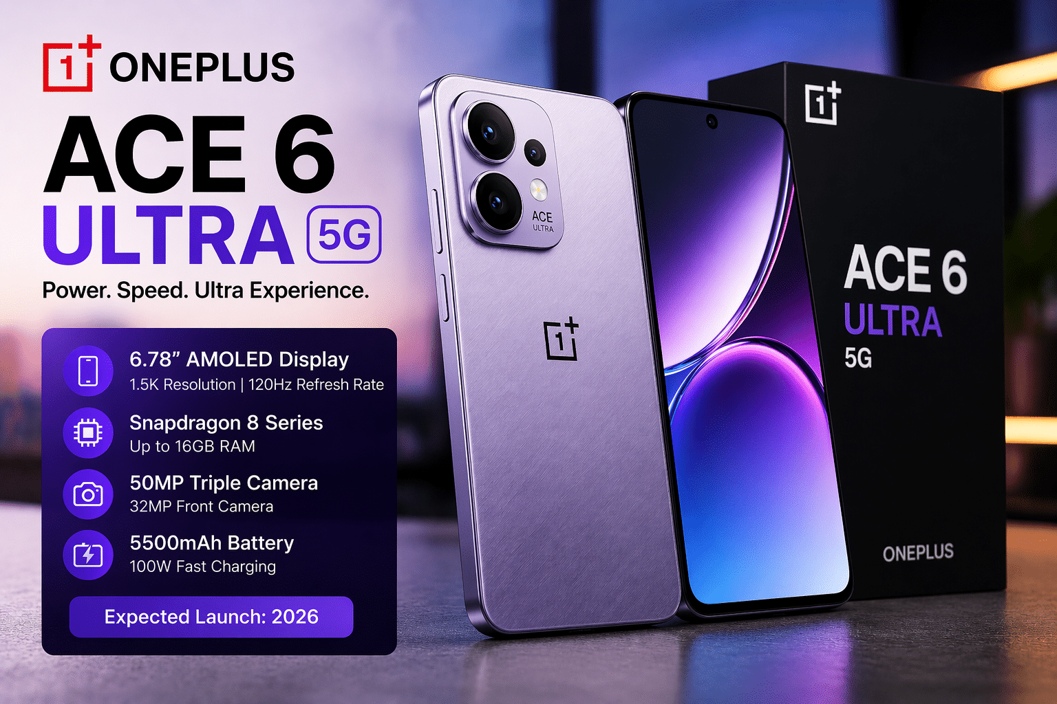 OnePlus Ace 6 Ultra 5G