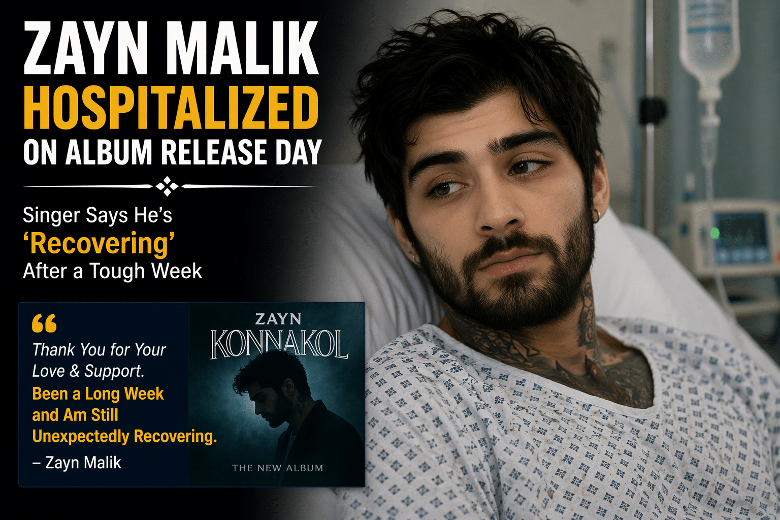 Zayn Malik Hospitalized