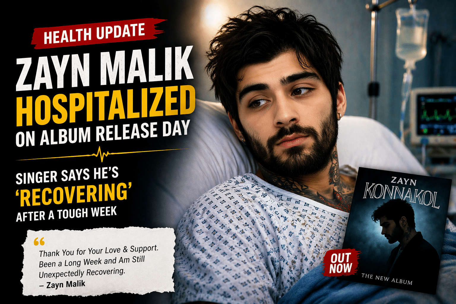 Zayn Malik Hospitalized