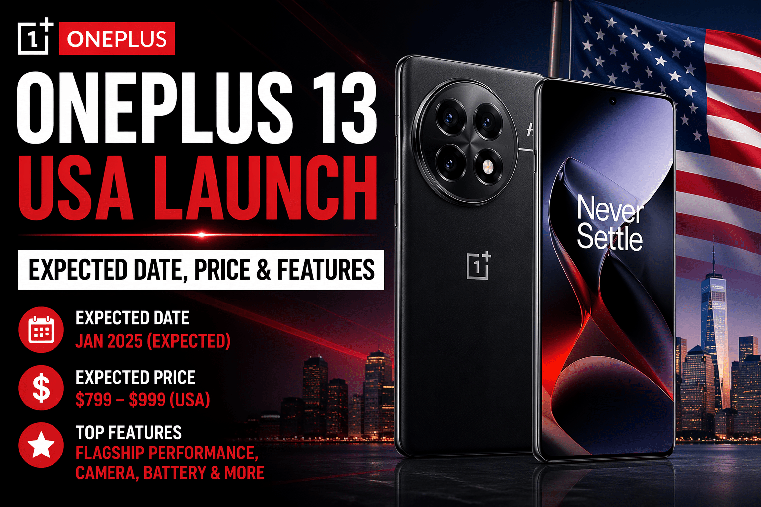 OnePlus 13 USA Launch 