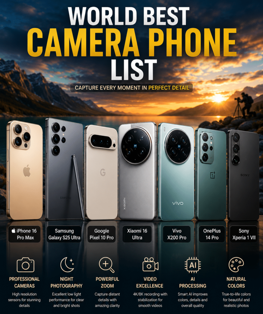 World Best Camera Phone List